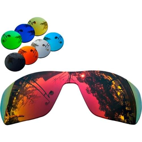 100% Precisely Cut Polarized Replacement Lenses for Offshoot Sunglasses Magenta Red Mirrored Coating Color- Choices