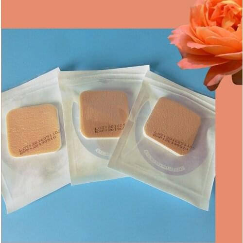 1pcs 5cm*5cm medical self-adhesive foam dressing stickers waterproof acne decompression wound ulcer exudate sponge absorbent pa