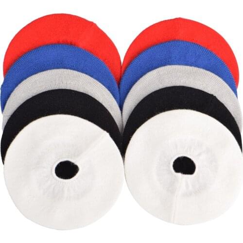 2 Pcs Knitted Fabric Dustproof Protect Dust Cover Protection for Beats Solo 2 3 Studio 2 3 Bose QC25/15/35 Headphone Earpad