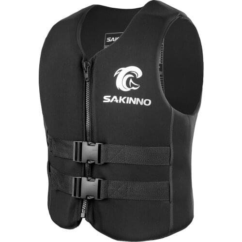 SAKINNO KNN-056 Water Sports Life Jacket Buoyancy Life Saving Vest for Kids/Adults Fishing Boating Kayaking Surfing Swimming