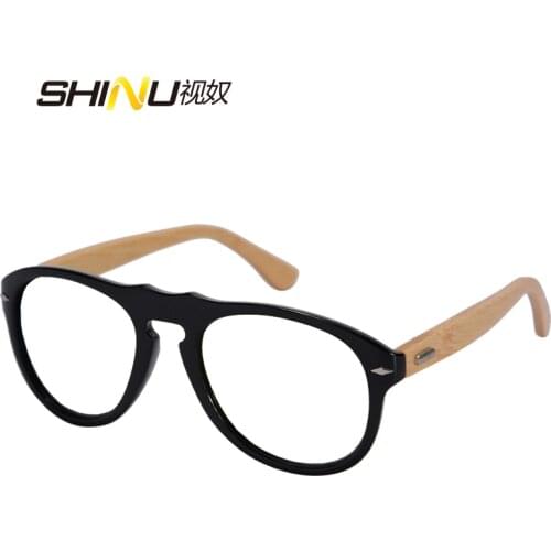 Light & Comfortable Bamboo Foot Eyewear Women Men Eyeglasses Antifatigue Reading Glasses With 1.56 CR39 Resin Lens 6027