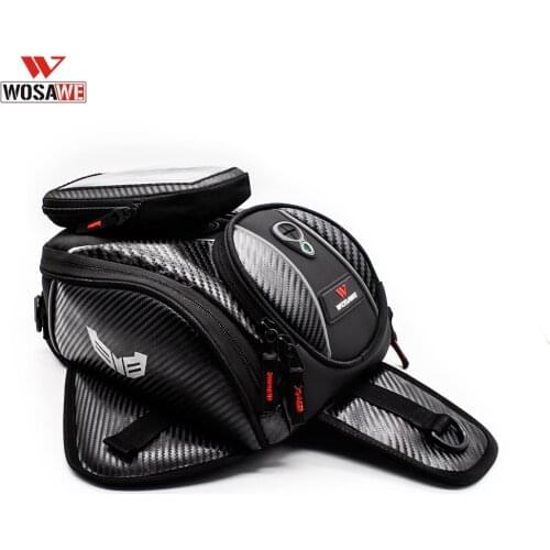 WOSAWE Motorcycle Waterproof Tank Bag Moto Mobile Phone GPS Navigation Bag Motobike Motocross Multifunctional Travel Bag