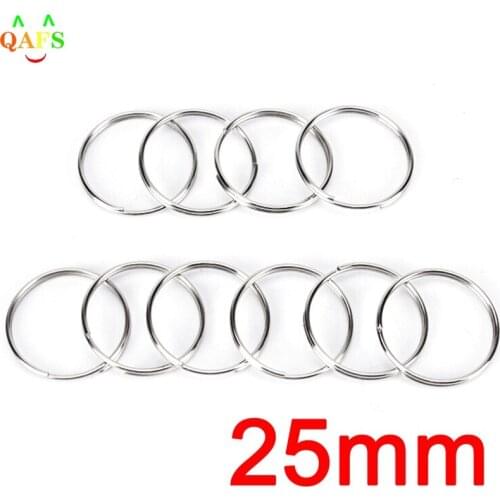 10Pcs Metal Key Holder Split Rings Keyring Car Keyring Keyfob Accessories