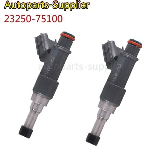 2Pcs/Lot Fuel Injector/Injection Nozzle For Toyota Prado TRJ120 OEM 23209-75100 23250-75100 Original