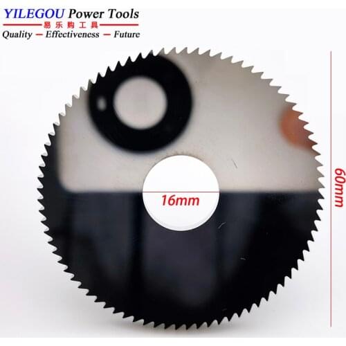 60mm Tungsten Steel Milling Cutter, 60x16mm Solid Carbide Alloy Circular Saw Blades Cutting stainless Steel. Thickness 0.2-6mm