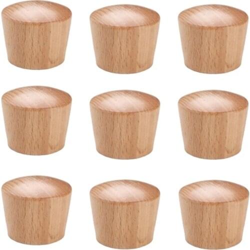 9Pcs Wooden Pot Lid Cap Wooden Pot Lid Handle Universal Pot Lid Cap Kitchen Pot Lid Cap Steam Pot Lid