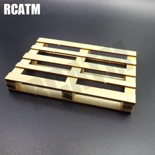 Wooden Forklift Board Model Scene Decoration For Tamiya 1/14 RC Truck Tipper Scania Actros RC Crawler TRX4 TRX6 SCX10