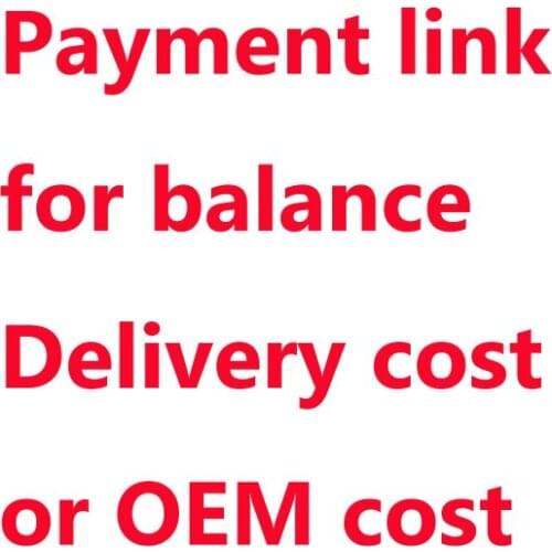 Extra Fee/cost just for the balance of your order/shipping cost/Customized cost