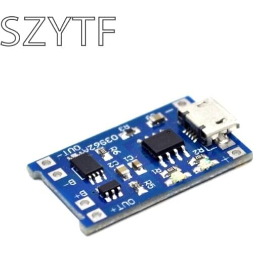 Harge and protection one board 1A lithium battery charging board 18650 Lithium battery 5pcs