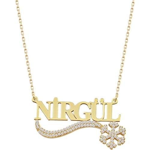 Personalized Custom Snowflake Model Is Necklace DN223
