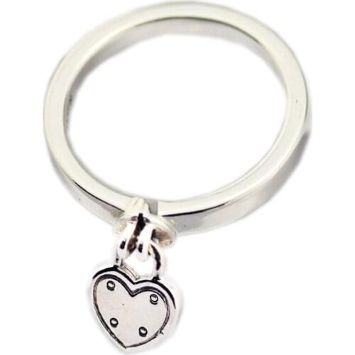 Valentines Day Love Rock Ring 925 Sterling-Silver-Rings DIY Fashion European Jewelry For Women Wholesale Woman Gift Rings