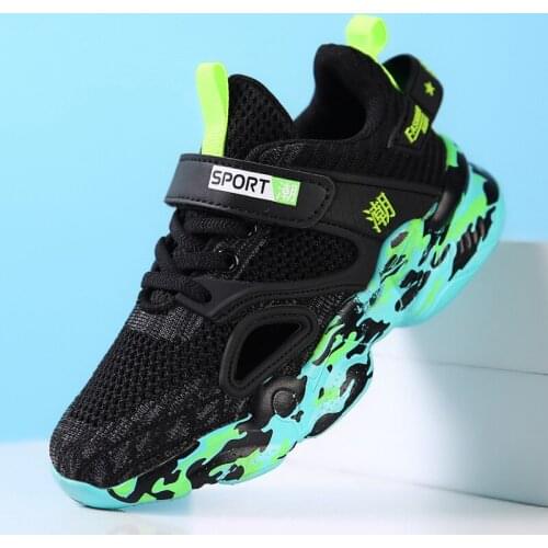 Sports shoes lightweight childrens leisure breathable mesh leather breathable soft running fashion sports shoes childrens shoe