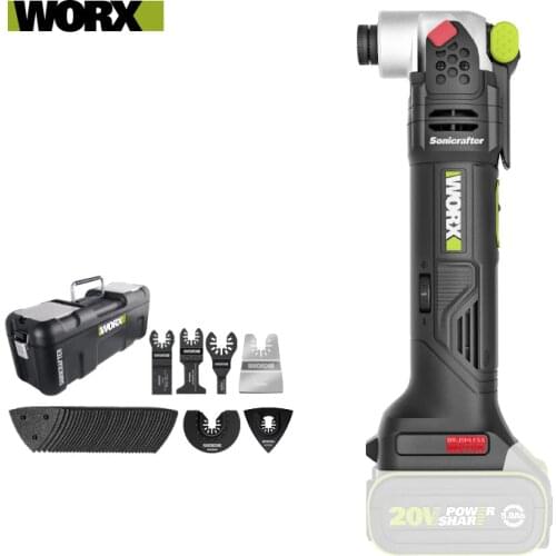 Worx WU690 20v Brushless motor Multifunction Tool Oscillating Multi-Tools Variable Speed Renovator with Tool Box