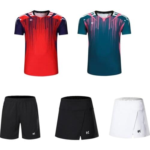 New 2019 Badminton wear tshirt Men/Womens,Table Tennis Clothes running T-shirt Tennis shirt Fast-dry Badminton shirt 11902