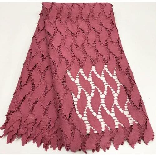 Latest Fashion 2020 Water Soluble Embroidery Fabric Swiss Voile Lace In Switzerland Guinean Bridal Wedding Dress Dry Lace Fabric