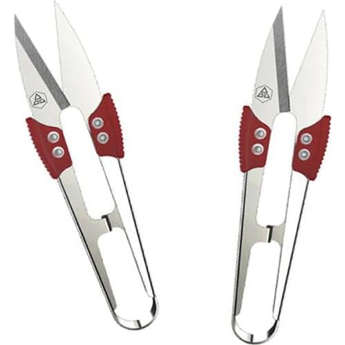 Cutting Scissors For Sewing Tailor Shears Stainless Steel Yarn Scissors Cross Stitch Embroidery U Shape Cutter Thread Fabric DIY