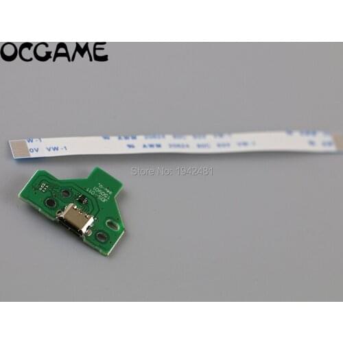 OCGAME With 12pin Cable USB Charging Port Socket Board For PS4 controller JDS-011 charger board