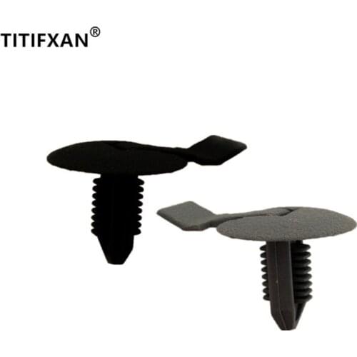 For Tucson Sonata Elantra Accent Wiper Trunk Tail Box Cover Board Auto Clips Plastic Fasteners Gray Black Rivets