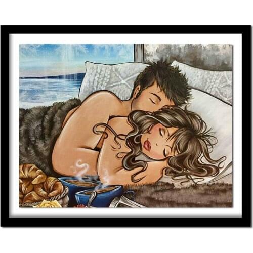Full Square/Round Drill 5D DIY Diamond Painting "Fat woman love" Embroidery Cross Stitch Home Decor Gift A01403