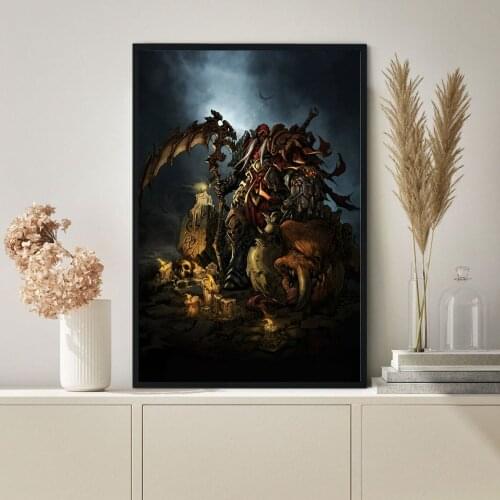 Darksiders War Game Canvas Art Print Poster Wall Painting Home Decoration (No Frame)