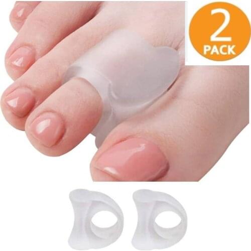 2pcs Toe Separator Insoles Ring Separation Hallux Valgus Correction Pad Foot Care Orthopedic Foot Toe Hallux Valgus Correct