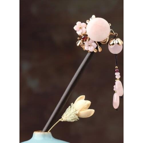 Chinese ancient style hairpin adult Hanfu ball head hair accessorirs tiara fashion hairpin female
