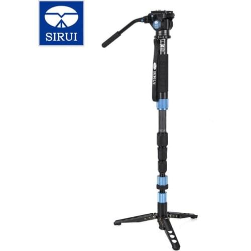SIRUI p-224sr fibra di Carbonio Monopiede con VA-5 Video testa