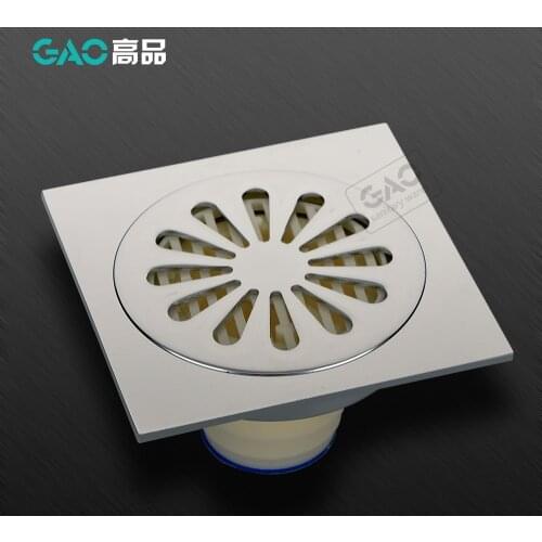 Free Shipping Floor Drain, anti-odor floor drain, Brass Made Water drain, Bathroom Drain,High Quality Accessories Wholesale