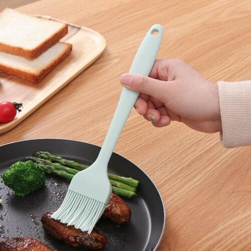 Heat Resistant High Temperature Food Grade BBQ Condiment Cream Silicone Bread Barbecue Baking Oil Basting Brush Kitchen Utensils