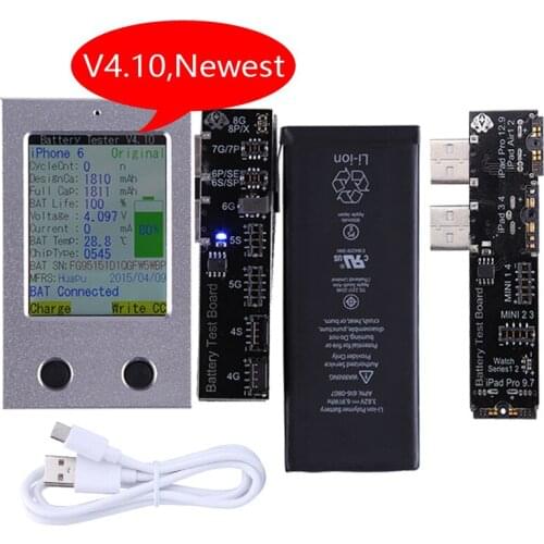 Newest For Apple iPhone Battery Tester For iPhone X 8 8P 7 7P 6 6P 6S 6SP 5 5S 4 4S Battery Checker a Key Clear Cycle