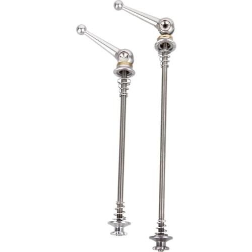 Bicycle Skewers 1 Pair Ultralight Titanium Quick Release Bicycle Hub Skewers for MTB Road Bike,Silver