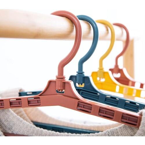 41-68CM Free Retractable Clothes Hanger Household Clothes Drying Rack Student Dormitory Clothing Bath Towel Drying Racks