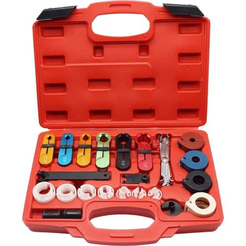 22pcs Auto Car Fuel Line Quick Disconnect Tool Kit Air Conditioner and Transmission Oil Cooler Line Quick Disconnect Tools