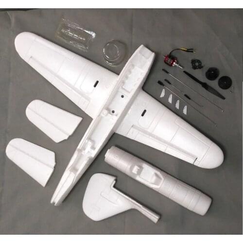 658mm BF109 Micro Radio Control Warbird Unassembled Kit