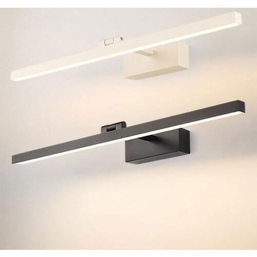 9W12W Led Punch-free Nordic Mirror lights for Toilet Bathroom Cabinet Hotel Aisle Painting Headlights Wall Mirror Bathroom Decor