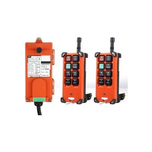 Free Shipping F21-E1B 220V 2PC transmitter 1PC receiver Motor control button Hoist crane remote control wireless radio Uting