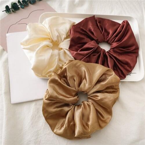 Big Hair Scrunchies Elastic Hair Bands Ponytail Holder Hair Ring Hair Ties