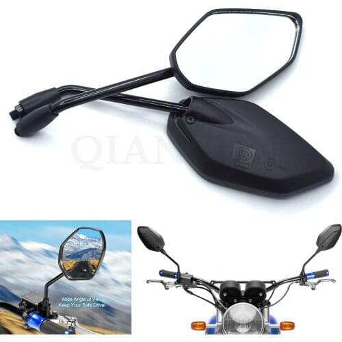 Black universal 10MM motorcycle rearview mirror side mirror For KTM RC8 / R 1290 Super Duke R 990 SuperDuke 690 Duke SMC Enduro