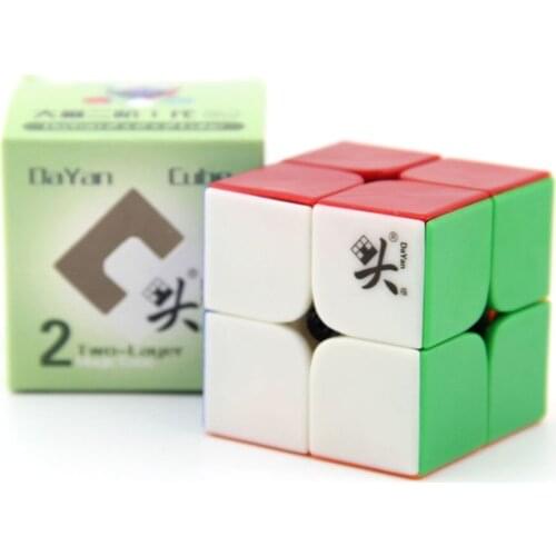 Dayan 50mm mini Size 2x2 magic cube puzzle Cube ultra-smooth 2x2x2 Magic cube professional classical toys for children