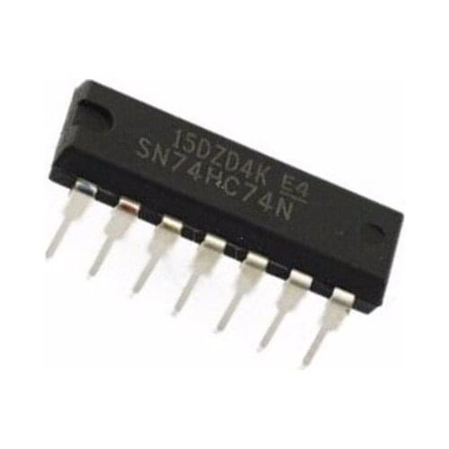 10 pcs SN74HC74N 74HC74N DIP-14 74HC74 Integrated Circuit IC NEW