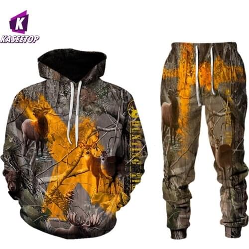 Kaseetop Mens Camouflage Hoodies