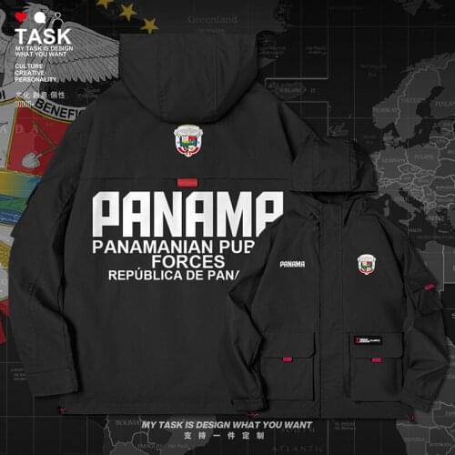 Panama Panamanian PAN men jacket hooded Navy logo army fan mens chaquetas hombre jackets top trench coat men clothes autumn