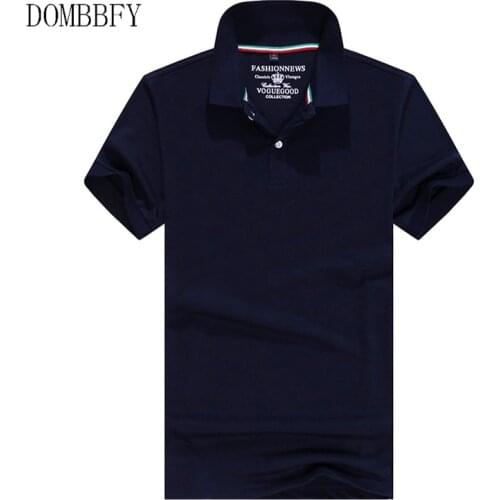 Summer Fashion Men Polo Shirt Solid Cotton Short Sleeve Tops For Man Slim Breathable Polo Shirts Hombre Jerseys Plus Size 4XL