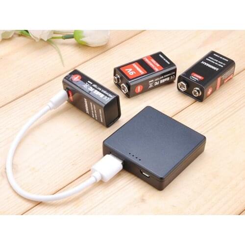 9V 1000mAh li-ion Rechargeable battery Micro USB Batteries 9 v lithium for Multimeter Microphone Toy Remote Control KTV use