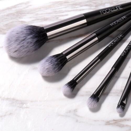 FOCALLURE 6 Pcs Makeup Brush Tool Set Professional High Quality Soft Cosmetics Blush Beauty Make Up Brush Maquiagem