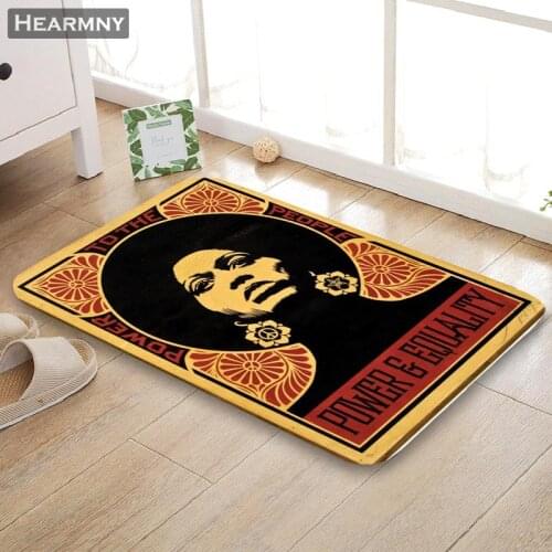 Custom Shepard Fairey Doormat Floor/Bath/Kitchen/Beach Mat Flannel Sponge Fabric 3D Printed Shaggy Decoration For Bedroom