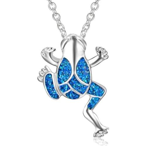 New Europe Style Alloy Jewelry Animals Necklaces & Pendants For Women Party Best Gifts Classic Frog Pendant Necklace
