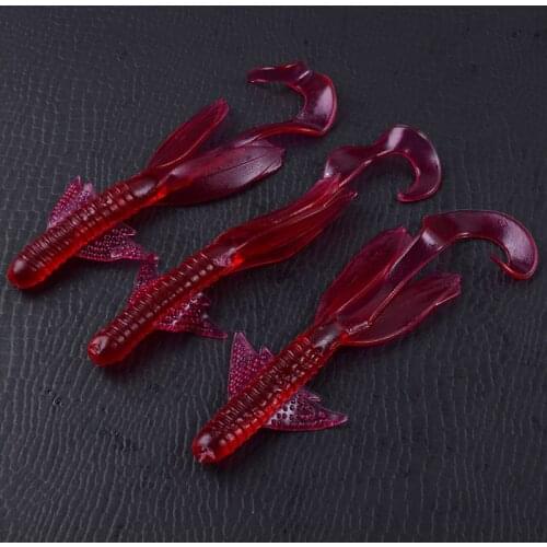 Fishing Lure soft bait 120mm Worms Artificial Silicone Fishing Lure Carp Bass Fishing Takcle