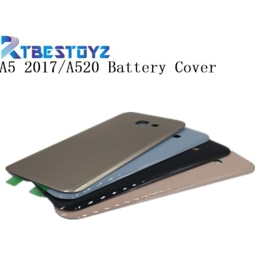 RTBESTOYZ A5 2017 A520 Battery Door Housing Cover Case For Samsung A520 Battery Cover Shell Replacement Parts