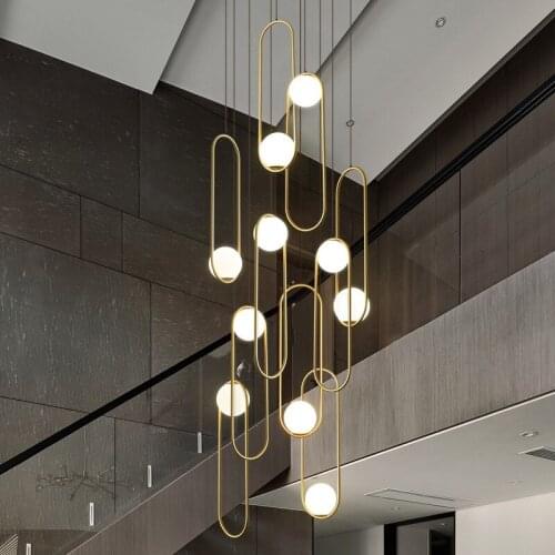 Modern led glass ball lustre suspension pendant lights lumiere kitchen dining bar dining room light bedroom hanging lamp